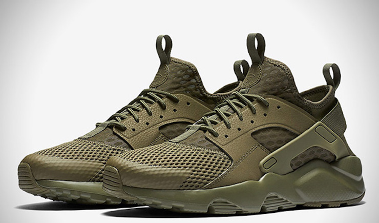 New Nike Huarache Run BR Military Green