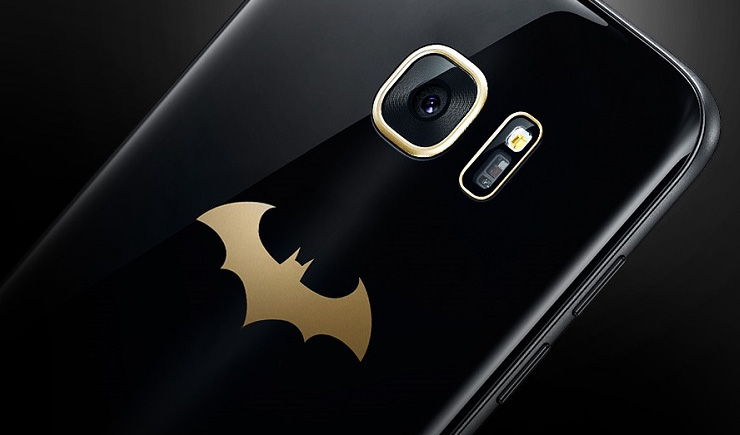 Samsung Black & Gold Batman-Themed Galaxy S7 Edge