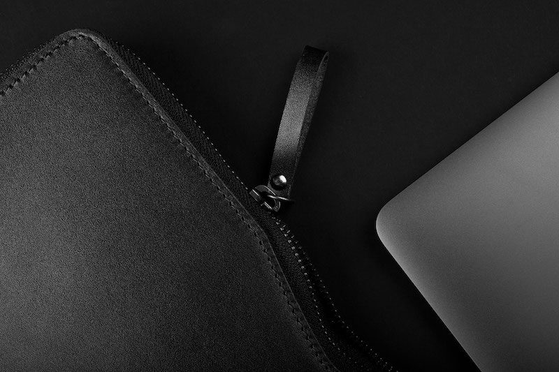 Carry-On Folio Sleeve for 12%22 Macbook - Black - 09