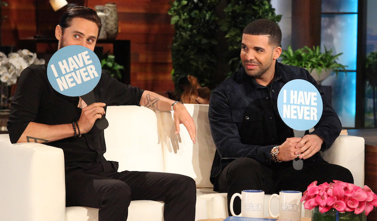 Drake and Jared Leto Play Never Have I Ever