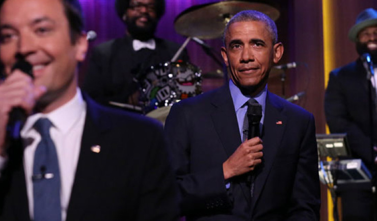 Obama Slow Jams the News One Last Time on ‘The Tonight Show’