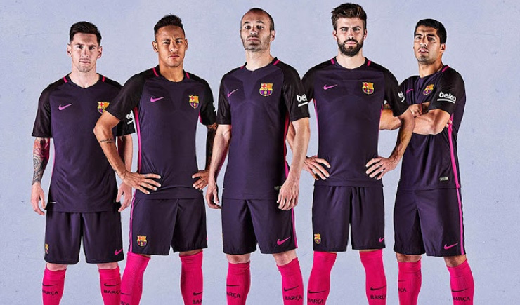 Nike Unveils FC Barcelona Away Kit 2016/17