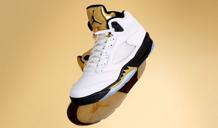 The Air Jordan 5 Retro “Gold Medal”