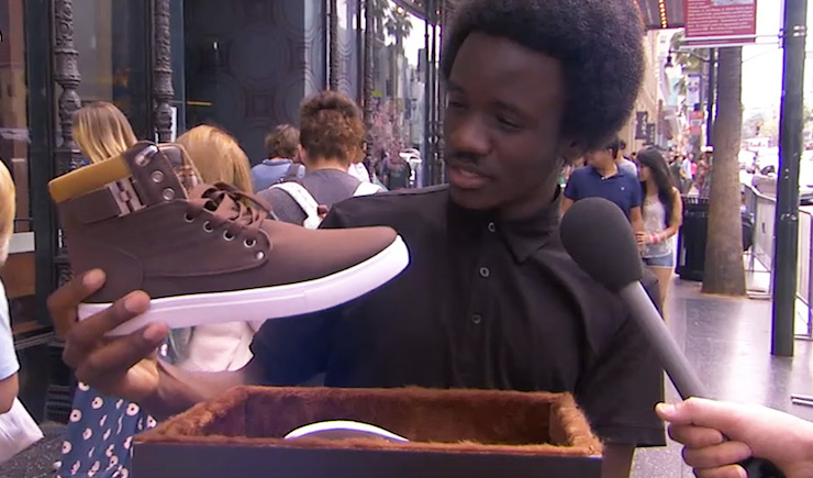 Jimmy Kimmel Pranks Fans With Fake YEEZY Boost 1150