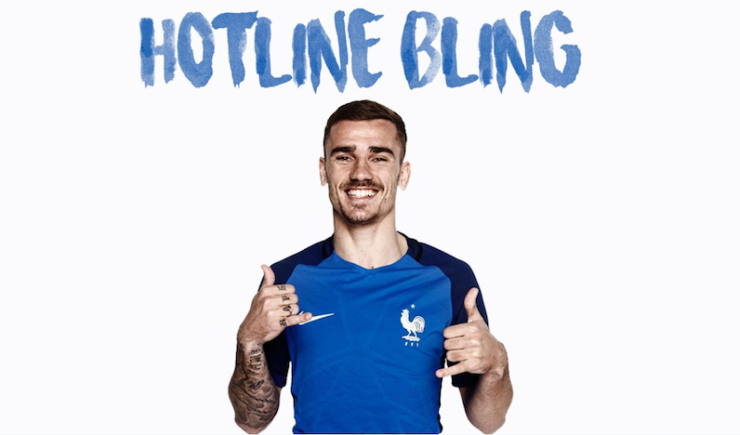 Check out this funny commercial with Antoine Griezmann
