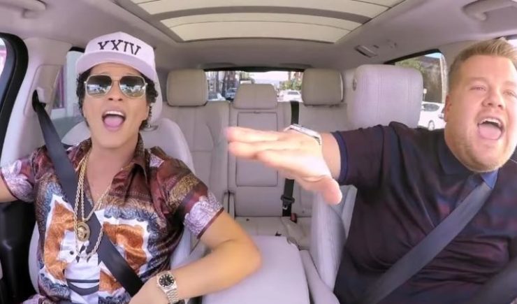 Carpool Karaoke With Bruno Mars