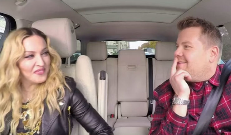 James Corden Carpool Karaoke With Madonna
