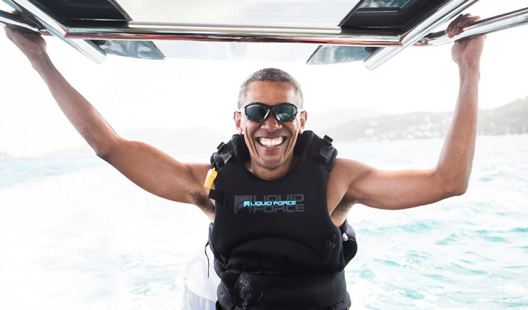 Watch Barack Obama Learn to Kitesurf