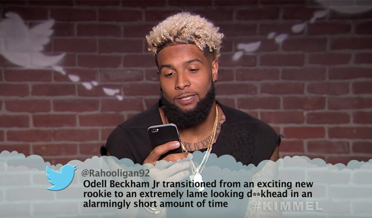 Watch NFL Superstars in a New “Mean Tweets”