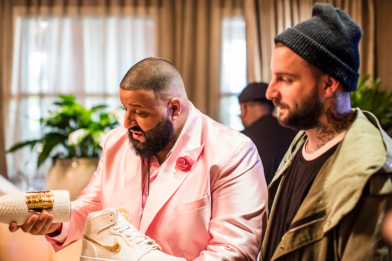 DJ Khaled Gets Custom Air Jordan 1s from The Shoe Surgeon