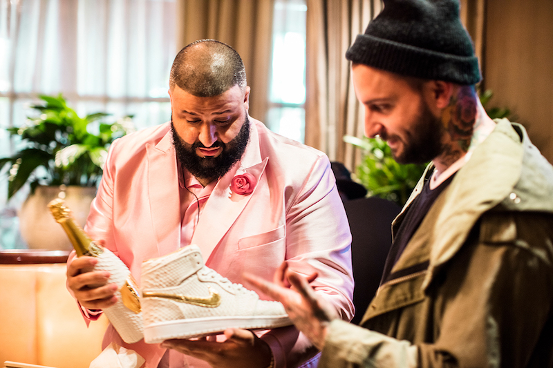 DJ Khaled Gets Custom Air Jordan 1s from The Shoe Surgeon