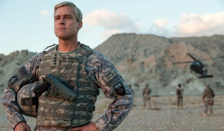 Brad Pitt As a Rock Star Military General in Netflix’s ‘War Machine’