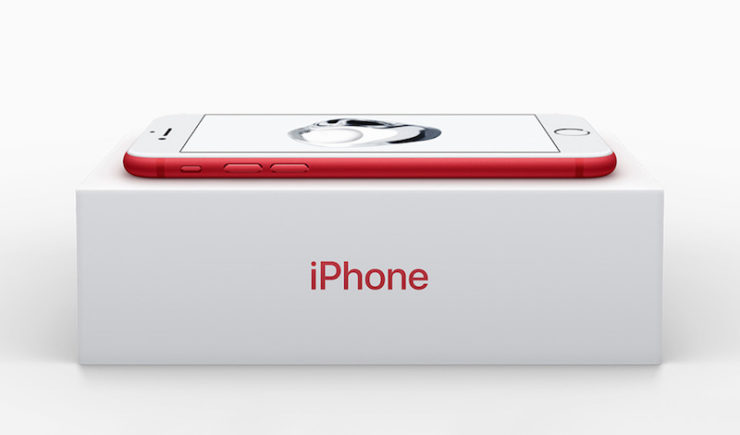 Apple Unveiled a Red iPhone 7