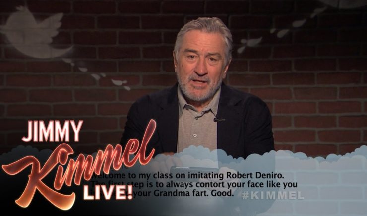 Mean Tweets – Robert De Niro Edition