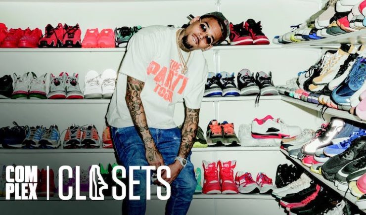 Chris Brown Shows Off The Most Insane Sneaker Collection