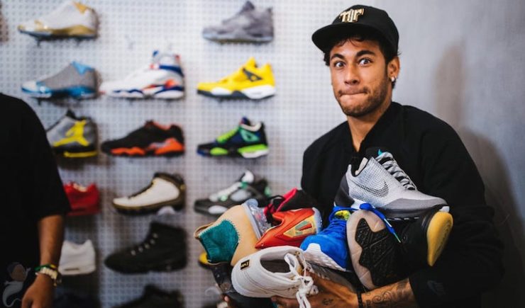 Neymar Jr. Drop $18,000 on Nike Sneakers